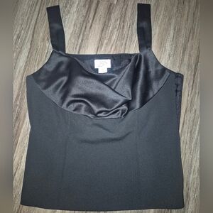 The LOFT size 4 Black Blouse Top